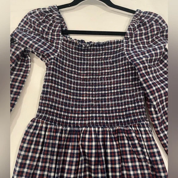 J. Crew - Smocked Dress - Size XS - Picture 4 of 7
